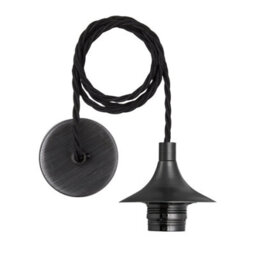 Industville Chelsea Glass Dome Pendant - 8 Inch, Clear Glass Dome - 8 Inch, Pewter Pendant Holder - thumbnail 3