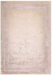 Gold Abstract Bordered Modern Rug Easy To Clean Living Room And Bedroom-120Cm X 170Cm - thumbnail 3