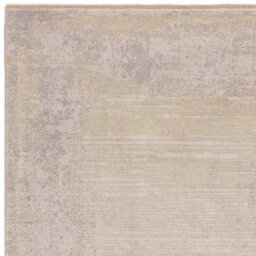 Gold Abstract Bordered Modern Rug Easy To Clean Living Room And Bedroom-120Cm X 170Cm - thumbnail 5