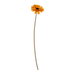 Hill Interiors Soft Gerbera Gerbera Artificial Flower Orange (One Size) - thumbnail 2