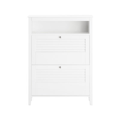 Sobuy Fsr152-W, Hallway Shoe Cabinet Shoe Rack Shoe Storage Cupboard Organizer,white,w80Xd25Xh108 - image 1