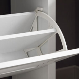 Sobuy Fsr152-W, Hallway Shoe Cabinet Shoe Rack Shoe Storage Cupboard Organizer,white,w80Xd25Xh108 - thumbnail 9