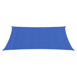 Berkfield Sunshade Sail 160 G/m2 Blue 2X4.5 M Hdpe - thumbnail 2