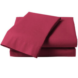 Percale Berry Pack Of Two Envelope End 180 Thread Count Pillowcases