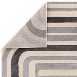 Cream Grey Abstract 13mm Thick Stain-Resistant Rug For Bedroom, Dining Room, Easy To Clean Modern Rug-200Cm X 290Cm - thumbnail 4