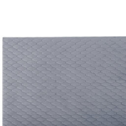 Beliani Bed Velvet Bayonne 180 X 200 Cm (Eu Super King) Light Grey - thumbnail 9