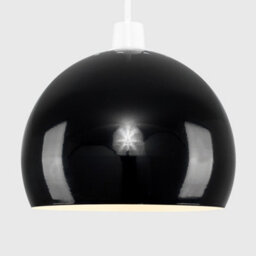 Valuelights Retro Black Arco Style Dome Ceiling Light Shade (D)20Cm - thumbnail 4