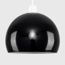 Valuelights Retro Black Arco Style Dome Ceiling Light Shade (D)20Cm - thumbnail 3