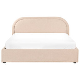Beliani Ottoman Bed Boucle Quillien 160 X 200 Cm (Eu King Size) Beige - thumbnail 7
