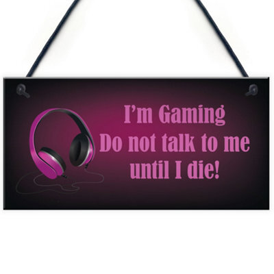 Red Ocean Neon Effect Pink Gaming Sign For Girls Bedroom Sign Girl Gamer Gift For Daughter Sister - image 1