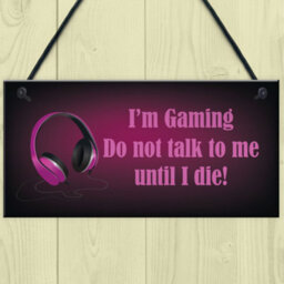 Red Ocean Neon Effect Pink Gaming Sign For Girls Bedroom Sign Girl Gamer Gift For Daughter Sister - thumbnail 2