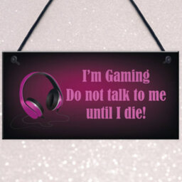 Red Ocean Neon Effect Pink Gaming Sign For Girls Bedroom Sign Girl Gamer Gift For Daughter Sister - thumbnail 3