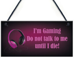 Red Ocean Neon Effect Pink Gaming Sign For Girls Bedroom Sign Girl Gamer Gift For Daughter Sister - thumbnail 1