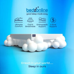 Bedz Online Bedzonline Zero Gravity 15Cm Reflex Foam Mattress, 5-Zone Pressure Relief, 3Ft Single (90X190Cm) - thumbnail 4