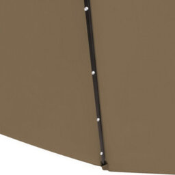 Sundaze 3M Taupe Hanging Banana Cantilever Parasol Umbrella With Led Lights, Base Weights - thumbnail 6