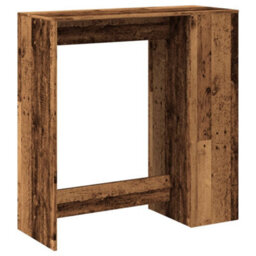 Berkfield Bar Table With Racks Old Wood 101X40X103.5 Cm Engineered Wood - thumbnail 7