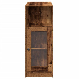 Berkfield Bar Table With Racks Old Wood 101X40X103.5 Cm Engineered Wood - thumbnail 6