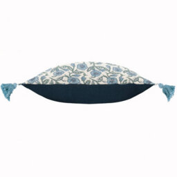 Paoletti Delphine Floral Tasselled  Cushion Cover - thumbnail 3