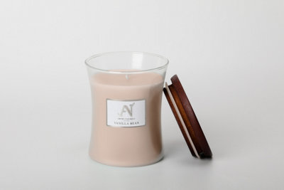 Aroma Naturals Candle 320G Vanilla Bean Shea Butter Wax 50H Burn Time - image 1