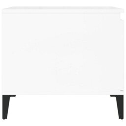 Berkfield Durable Coffee Table High Gloss White 100X50X45 Cm Engineered Wood - thumbnail 7