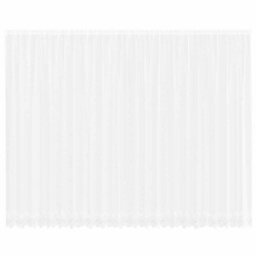 Berkfield Modern Curtains With Curtains Floral White Polyester - thumbnail 1