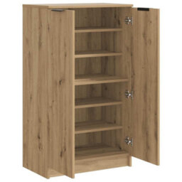 Vidaxl Shoe Cabinet Artisian Oak 59X35X100.5 Cm Engineered Wood - thumbnail 4