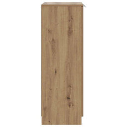 Vidaxl Shoe Cabinet Artisian Oak 59X35X100.5 Cm Engineered Wood - thumbnail 6