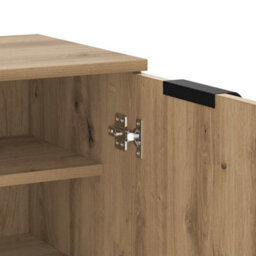 Vidaxl Shoe Cabinet Artisian Oak 59X35X100.5 Cm Engineered Wood - thumbnail 8