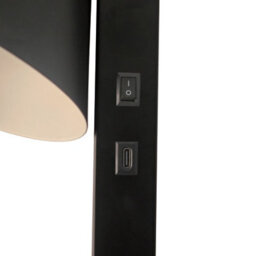 Nordlux Wilmer Metal Wall Light  Black,plug In Or Mains - thumbnail 4