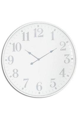 Aubrey 80Cm Modern Metal Wall Clock, Minimalist, Statement Piece - image 1