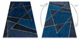 RugsX Miro 52097.801 Washing Carpet Geometric Anti-Slip - Blue 200X290 Cm - thumbnail 2