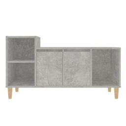 Berkfield Classic Tv Cabinet Concrete Grey 100X35X55 Cm Engineered Wood - thumbnail 6