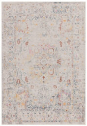Traditional Persian Abstract Bordered Floral Easy To Clean Rug For Dining Room-120Cm X 170Cm - thumbnail 1