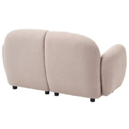 Beliani Sofa 2 Seater Jule Boucle Beige - thumbnail 6