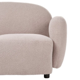 Beliani Sofa 2 Seater Jule Boucle Beige - thumbnail 8