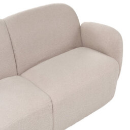 Beliani Sofa 2 Seater Jule Boucle Beige - thumbnail 7