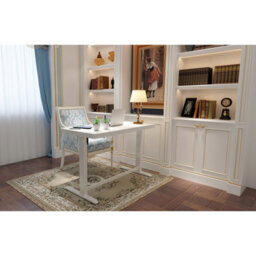 Dellonda White Electric Adjustable Standing Desk With Usb & Drawer, 1200 X 600mm - thumbnail 9