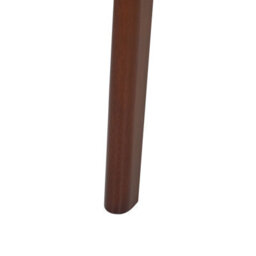 Beliani Set Of 2 Dining Chairs Craig Wood Dark Brown/ Beige - thumbnail 8