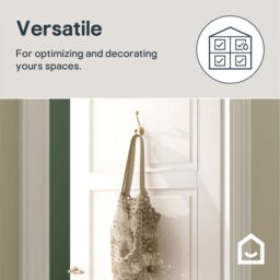 GoodHome Cap End Antique Brass Effect Zinc Alloy Wall-Mounted Hat & Coat Hook (H)126mm (D)35mm - thumbnail 6