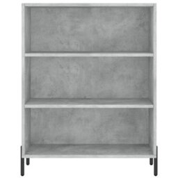 Berkfield Highboard Concrete Grey 69.5X34X180 Cm Engineered Wood - thumbnail 8
