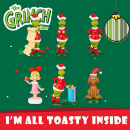 Grinch Christmas Tree Hanging 3D Decoration 8Cm X 3Cm X 6 Pack - thumbnail 4