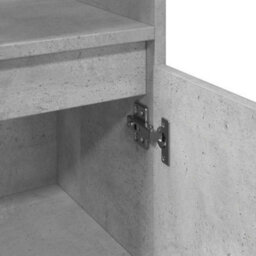 Berkfield Industrial Bathroom Cabinet Concrete Grey 30X30X100 Cm Engineered Wood - thumbnail 8