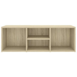 Walplus Shoe Storage Bench Sonoma Oak 105X35X35 Cm Engineered Wood - thumbnail 4