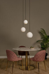 Lucide Bina Pendant Light Diameter 40Cm 3Xe27 - White - thumbnail 4