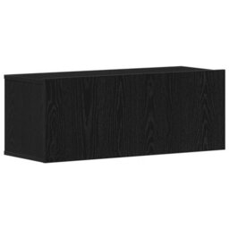 Berkfield Modern Tv Cabinet Set 6 Pcs Black Oak 80 X 30 X 30 Cm Engineered Wood - thumbnail 7