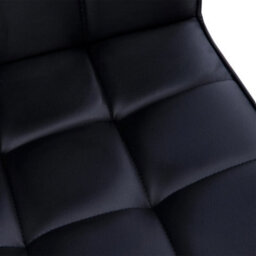 Mid Back Home Office Chair Swivel Computer Chair With Armrests, Black - thumbnail 4