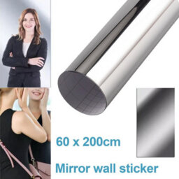 Mirror Wall Sticker 200X60Cm Self Adhesive Frameless Mirror Home Gym - thumbnail 5