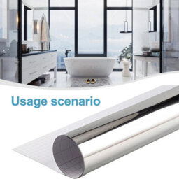 Mirror Wall Sticker 200X60Cm Self Adhesive Frameless Mirror Home Gym - thumbnail 1