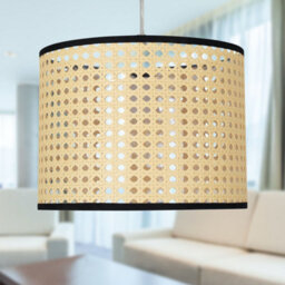 First Choice Lighting Woven 25Cm Wicker Easy Fit Pendant Shade - thumbnail 5