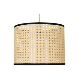 First Choice Lighting Woven 25Cm Wicker Easy Fit Pendant Shade - thumbnail 1